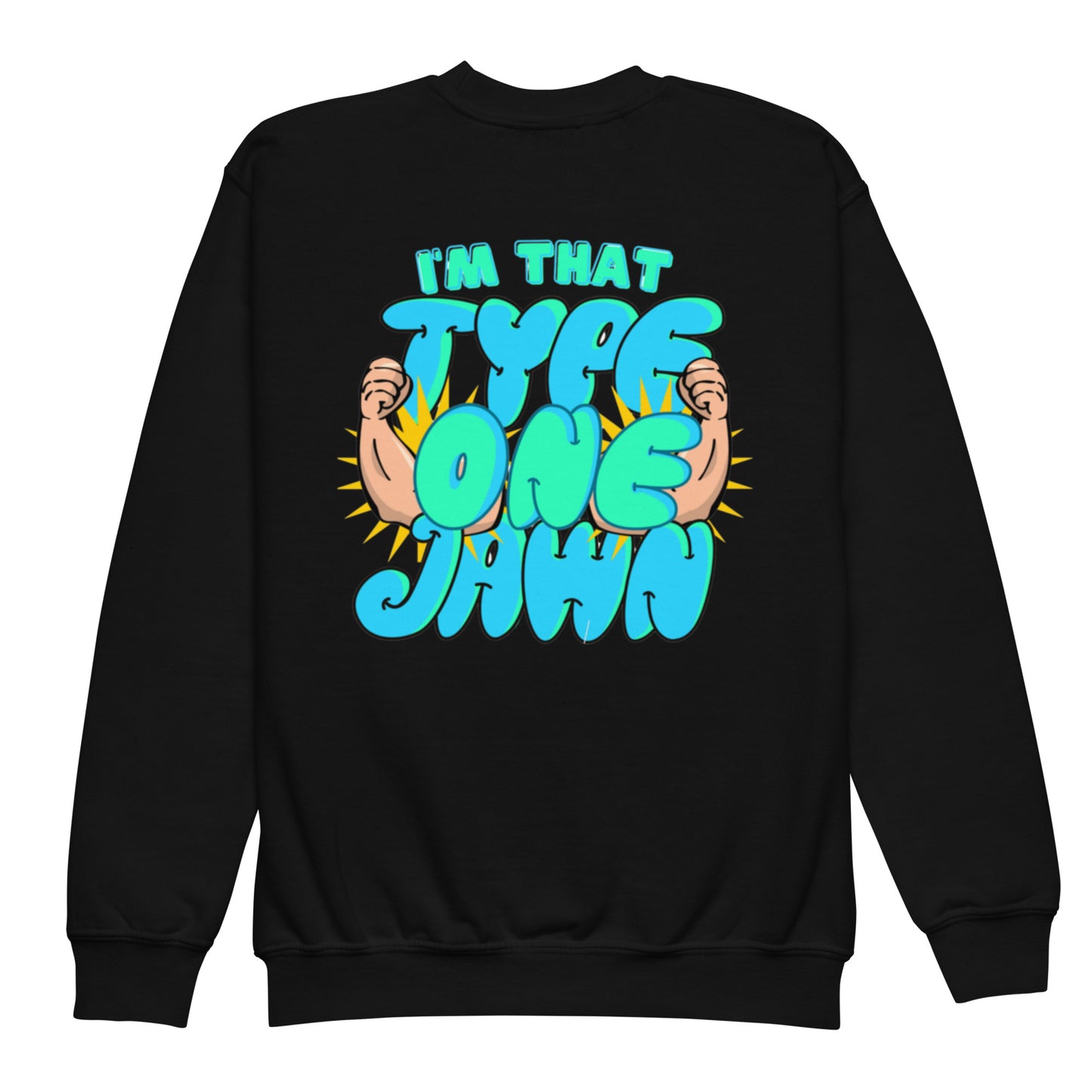 Youth Type 1 Diabetes Jawn sweatshirt